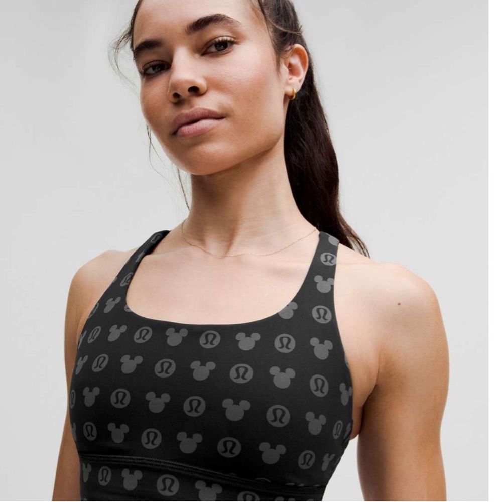 NWT DISNEY x LULULEMON ENERGY LONGLINE BRA